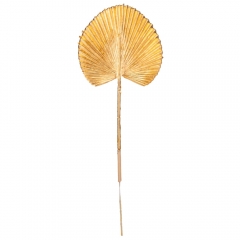 Декоративная ветвь "Пальмовый лист", золотая, 40 см (9156-019)