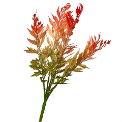 Ветвь бамбука оливково-красная искусственная (8408-057)