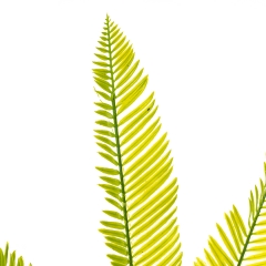 Куст папоротника желто-зелёный длиннолистный искусственный (8408-062)