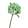 Штучна гілка з ягодами, зелена (8412-001)