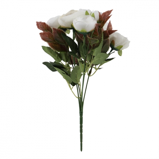 Букет роз "Сентиментальность", белый, 32 см (6018-076)