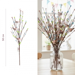 Пасхальная декоративная веточка "Птички", 50 см (5107-012/5)