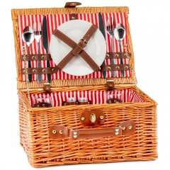 Кошик для пікніка "На пляжі" на 2 особи, коричневий (0503-025)