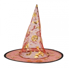 Серия шляп ведьмы "Золотой принт", 31 см, 3 вида (9243-003)