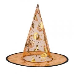 Серия шляп ведьмы "Золотой принт", 31 см, 3 вида (9243-003)