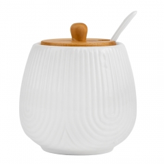 Емкость для хранения с бамбуковой крышкой "Сахарница", 8 см (4004-022)