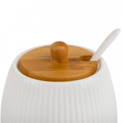 Емкость для хранения с бамбуковой крышкой "Сахарница", 8 см (4004-022)