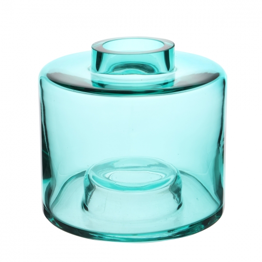 УЦІНКА Скляна ваза "Зустріч", 12 см. (Бульбашка у склі) (00BR-8605-037)