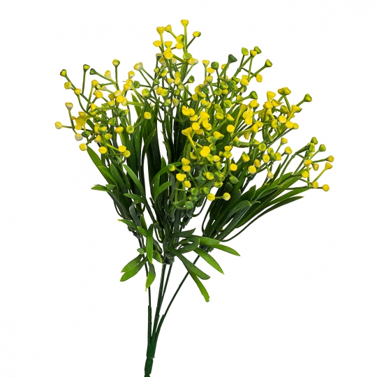 Квітки штучні, жовті, 37 см (8408-001)