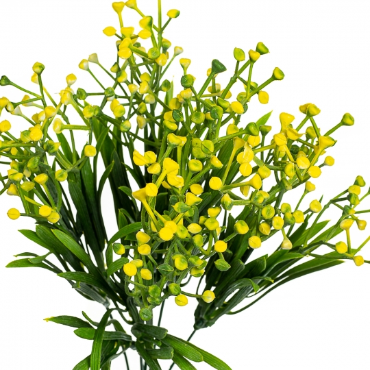 Квітки штучні, жовті, 37 см (8408-001)