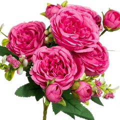 Букет "Півонії рожеві", 33 см (8409-007)