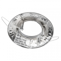 Світильник точковий декоративний "Бароко", срібний, 10 см (FP008)