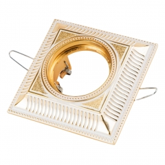 Світильник точковий декоративний "Бароко", золотий, 10 см (FP010)