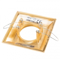 Світильник точковий декоративний "Бароко", золотий, 10 см (FP010)