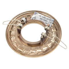 Світильник точковий декоративний "Бароко", бронзовий, 10 см (FP012)