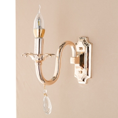 Люстра настенная бра на 1 свечу золотого цвета (OU105/1W) (OU105/1W)