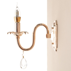 Люстра настенная бра на 1 свечу золотого цвета (OU105/1W) (OU105/1W)