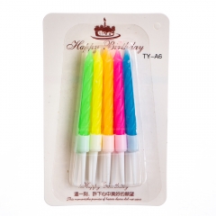 Праздничные свечи "Многоцветные" (8133-008)