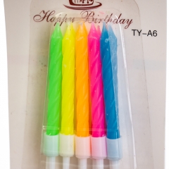 Праздничные свечи "Многоцветные" (8133-008)