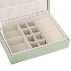 Шкатулка для украшений "Золотой бантик", оливковая, 24 см (9188-009)