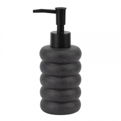 Набор для ванной "Нежный рельеф", черный, 19,5 см СПАСЕННАЯ ПОЗИЦИЯ (9277-009)