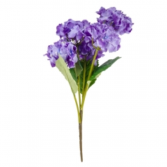 Букет гортензий, 5 бутонов, сиреневый, 52 см (9207-021)