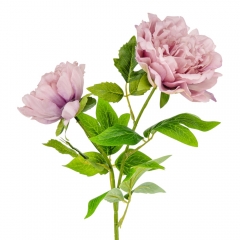 Искусственные пионы, пудрово-сиреневые, 60 см (9207-031)