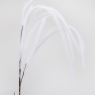 Декоративна гілка 116 см, біла (2010-156)
