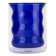 Склянка з подвійними стінками  "Хвиля", 200 мл * Рандомний вибір дизайну (9095-003)