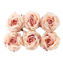 Головка розы, розовая, 10 см (8502-001/2)