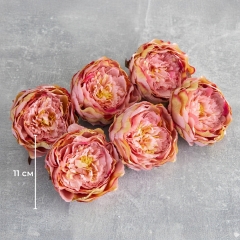 Головка пиона, розовая, 11 см (8502-002/1)