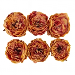 Головка пиона, оранжевая, 11 см (8502-002/5)