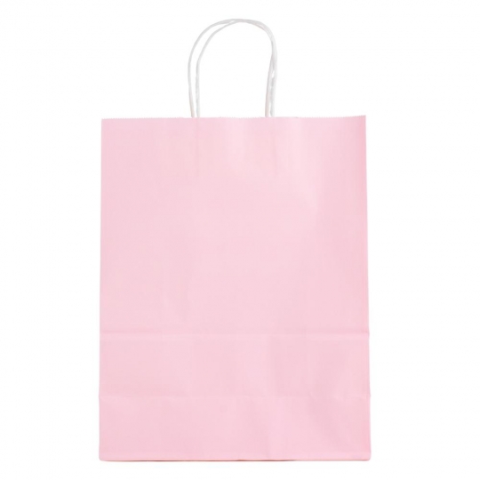 Подарунковий пакет "Крафтова скарбниця", рожевий (18926-025)