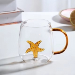 Скляна кружка з фігуркою “Зірка”, 280 мл (4006-006)