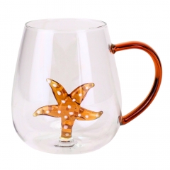 Скляна кружка з фігуркою “Зірка”, 280 мл (4006-006)