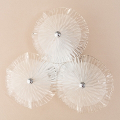 Бра настенное на 3 лампы со стеклянными плафонами (RL023) (RL023)