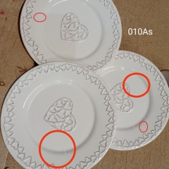 Тарелка десертная 19,5 см "Сердца" (00BR-010AS)