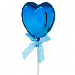 Топер у формі серця індіго (8132-008)