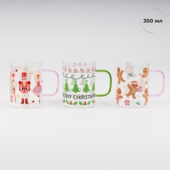 Кружка "Празднечное настроение", 350 мл * Рандомный выбор дизайна (9252-006)