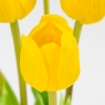 Букет латексних тюльпанів, 7 бутонів, жовтий, 48 см (2026-003/yellow)