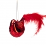 Ялинкова іграшка «Червона голубка» (6000-009)