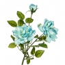 Квітка штучна "Троянда чайна", блакитна (8100-027)