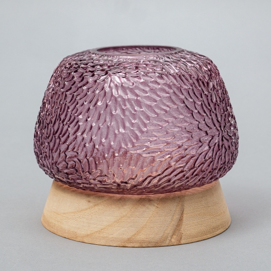 Скляна ваза "Вогнище", 14 см. (8426-055)