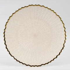 Блюдо "Золотая волна", 33 см СПАСЕННАЯ ПОЗИЦИЯ (9294-002)