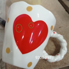 УЦІНКА Кружка “Серденько”, 400 мл * Рандомний вибір дизайну (Дефект фарбування,недокрас,краплинки,напливи) (00BR-9200-032)