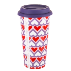 Керамическая кружка "Модная жизнь", 450 мл. (00BR-008RA-A)