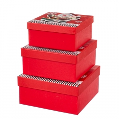 Набор из коробок "Дед Мороз" 20*20*9,5 (8211-015)