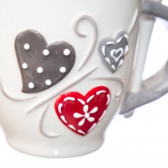 Чашка с ложкой "Love" (004AV)