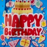 Набір подарункових кульків "Happy Birthday" 10 шт (8132-029)