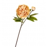 Квітка штучна "Півонія з бутоном", помаранчева (8100-040)